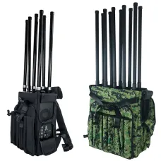 BP15M 8-12 Band Manpack Drone Jammer - 320W Enhanced Tactical System