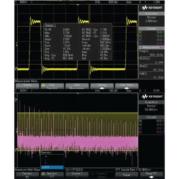 Keysight DSOX3012T InfiniiVision 3000T Series Digital Oscilloscope