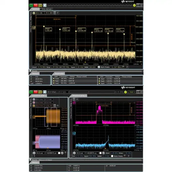 Keysight MSOS054A High Definition Oscilloscope: 500 MHz, 4 Analog and 16 Digital Channels