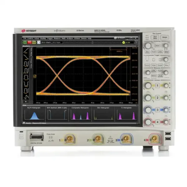 Keysight MSOS604A High Definition Oscilloscope: 6 GHz, 4 analog plus 16 digital channels
