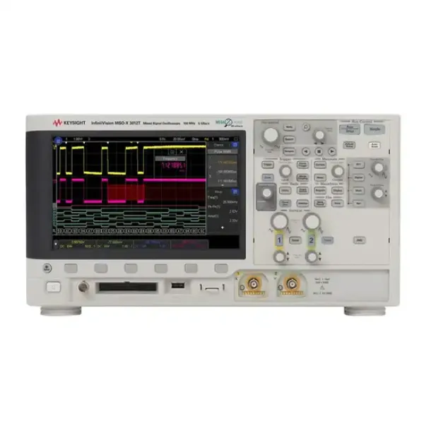 Keysight MSOX3012A Mixed Signal Oscilloscope: 100 MHz, 2 analog and 16 digital channels