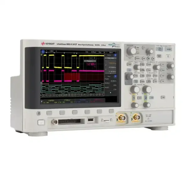 Keysight MSOX3012T Mixed Signal Oscilloscope: 100 MHz, 2 analog and 16 digital channels