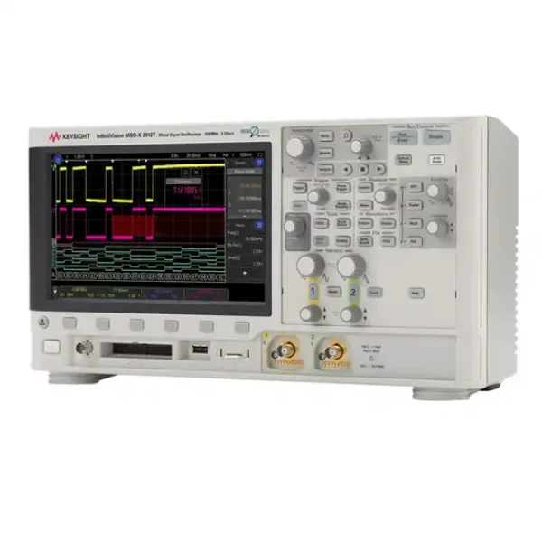 Keysight MSOX3012T Mixed Signal Oscilloscope: 100 MHz, 2 analog and 16 digital channels