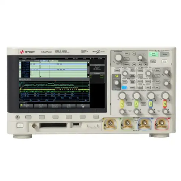 Keysight MSOX3014A Mixed Signal Oscilloscope: 100 MHz, 4 analog and 16 digital channels