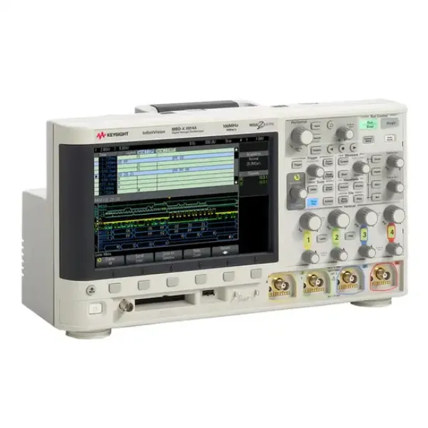 Keysight MSOX3014T Mixed Signal Oscilloscope: 100 MHz, 4 analog and 16 digital channels