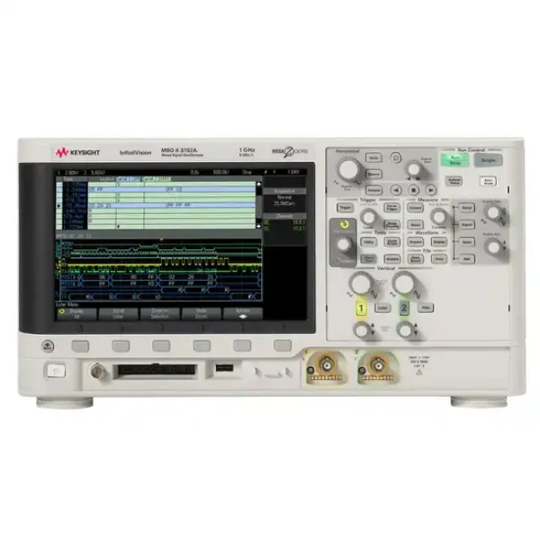 Keysight MSOX3052A Mixed Signal Oscilloscope: 500 MHz, 2 analog and 16 digital channels