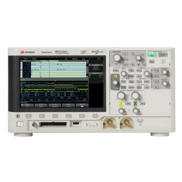 Keysight MSOX3102T Mixed Signal Oscilloscope: 1 GHz, 2 analog and 16 digital channels