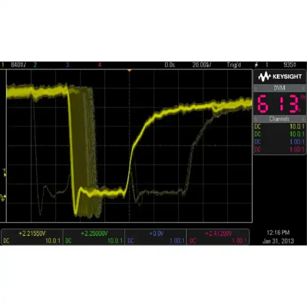 Keysight MSOX3104A Mixed Signal Oscilloscope: 1 GHz, 4 analog and 16 digital channels